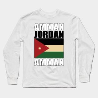 Flag of Jordan Long Sleeve T-Shirt